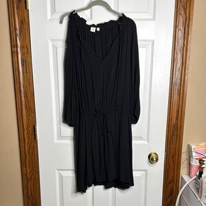 GAP Black Long poet sleeve Romper